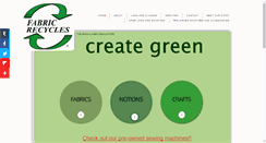 Desktop Screenshot of fabricrecycles.com